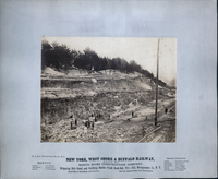 Widening Erie Canal and Building Double Track Road-Bed, Flint Hill