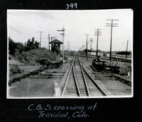 C.&S. crossing of Trinidad, Colorado