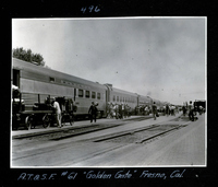 A.T.&S.F. #61 "Golden Gate" Fresno, Cal.