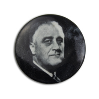 Roosevelt on Black Button