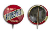 Re-Elect President Roosevelt Button
