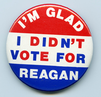 I Didn't Vote for Reagan