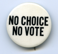 No Choice No Vote 