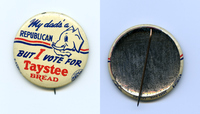 Taystee Bread - Republican Button