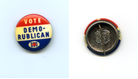 Vote Demo-Republican Button 