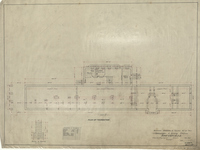 Plan of Foundation Passenger and Dining Station Smithville, Texas