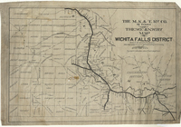 Map of Wichita Falls District