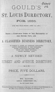 Gould's St. Louis Directory, for 1886. (For the Year Ending April 1st, 1887.)