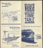 Wabash Railroad Company Time Table