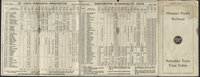 Missouri Pacific Railroad Suburban Train Time Tables