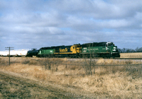 Dorchester, NE Burlington Northern Railroad