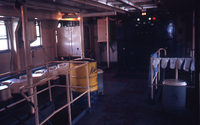 Engine Gauges and Barrels in Towboat