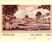 Wide View of Clarkson Plaza in Clarkson Valley, MO
