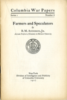 Farmers and Speculators