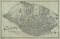 Map of Saint Louis