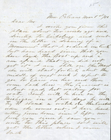 Letter From Captain Enos B. Moore to His Brother About Ordering a Monument 1856