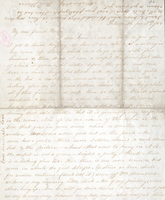 Letter from Maria Moore to Her Friend Describing Their House 1864