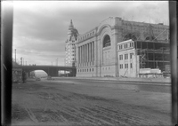 Photograph of the Construction of the Canadian Senate Building