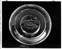 Sterling Silver Plate of Senator Michael Kinney