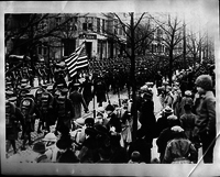American Troops Leaving the Rhine