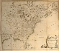 A New and Accurate Map of the British Dominions in America according to the Treaty of 1763